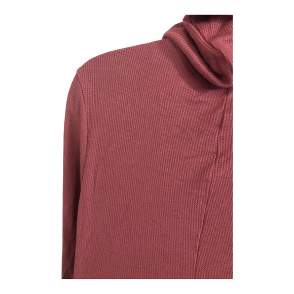 Rose mauve soft knit button front long sleeve hoodie romper size large brand new - Picture 10 of 13